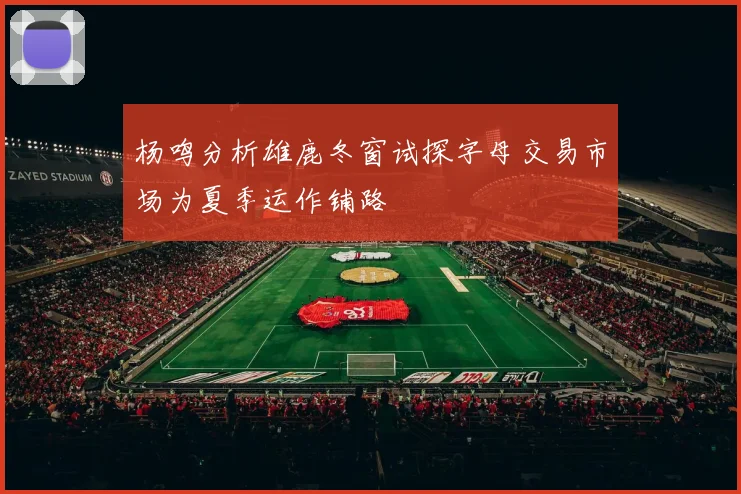 杨鸣分析雄鹿冬窗试探字母交易市场为夏季运作铺路