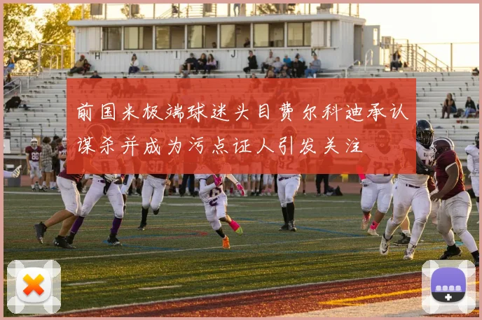 前国米极端球迷头目费尔科迪承认谋杀并成为污点证人引发关注